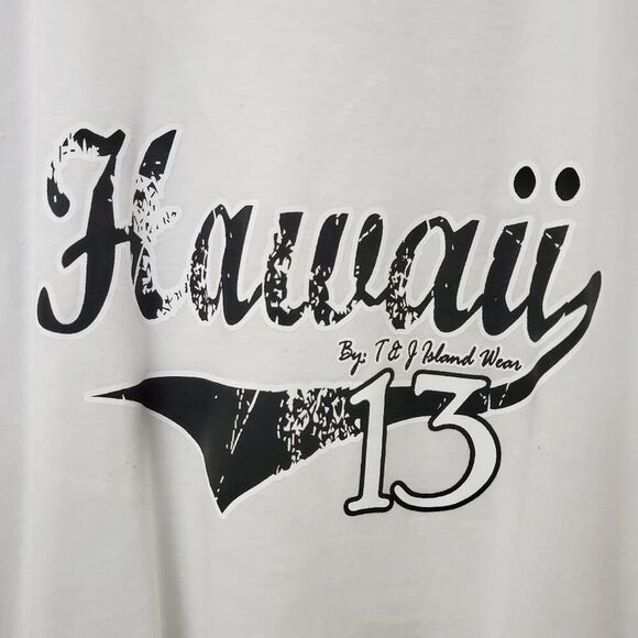 Cafe Press Hawaii Short Sleeve Tee Shirt White Size Large - Picture 4 of 7